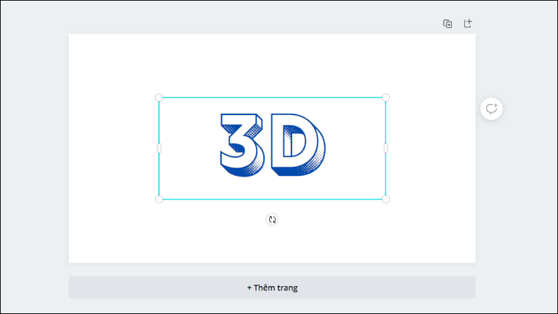 Hình minh họa cho kết quả tạo chữ 3D